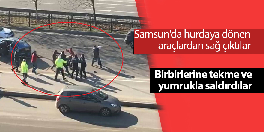 Samsun'da kaza değil darp hastanelik etti - samsun haber