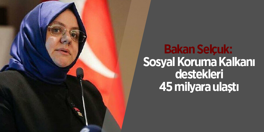 Bakan Selçuk:  Sosyal Koruma Kalkanı destekleri 45 milyara ulaştı - samsun haber