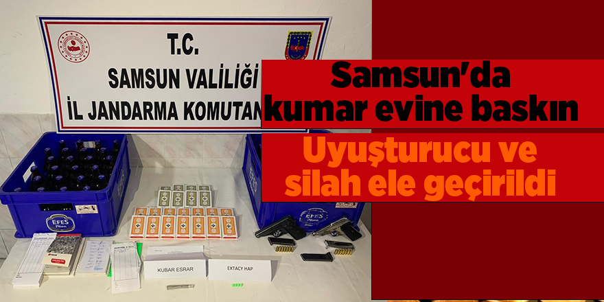 Samsun'da kumar evine baskın - samsun haber