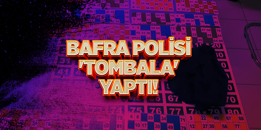 Bafra Polisi'nden kumarcılara şok baskın