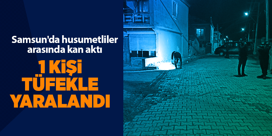 Samsun'da husumetliler arasında kan aktı - samsun haber