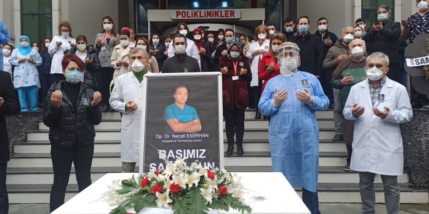 Samsun'da Korona virüsten hayatını kaybeden genç doktora hüzünlü tören - samsun haber