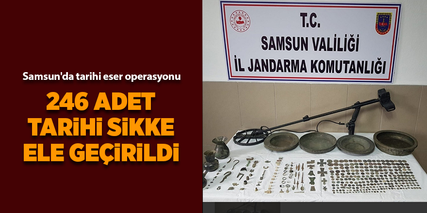 Samsun'da tarihi eser operasyonu - samsun haber