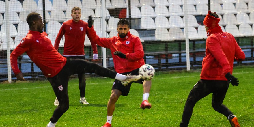 Samsunspor'dan akşam antrenmanı - samsun haber