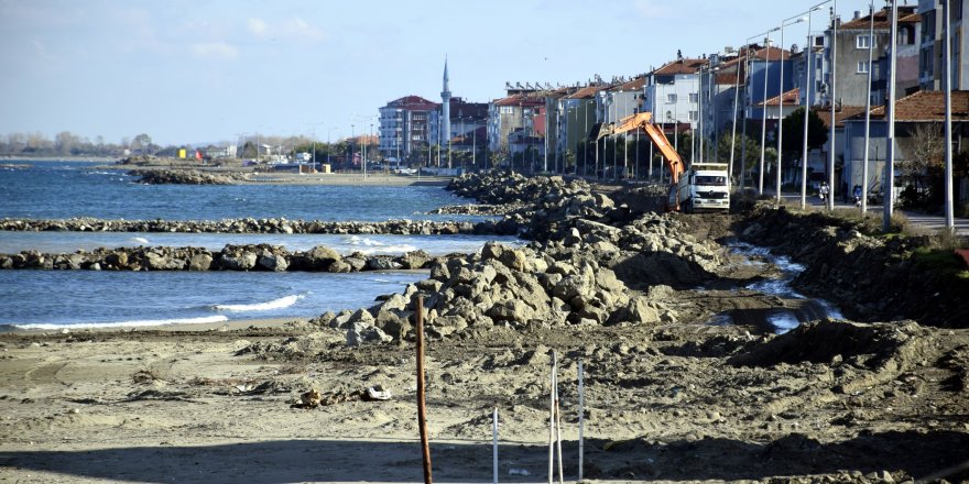 Yakakent’e dalgakıranlar yapılmaya başlandı - samsun haber