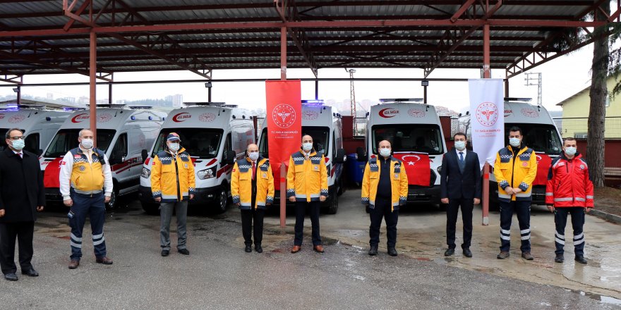 Samsun'un sağlık filosuna 14 yeni ambulans - samsun haber