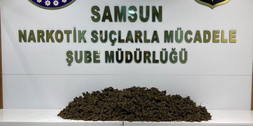 Samsun'da 12 kilo 350 gram esrar ele geçirildi! 3 kişi gözaltına alındı  - samsun haber