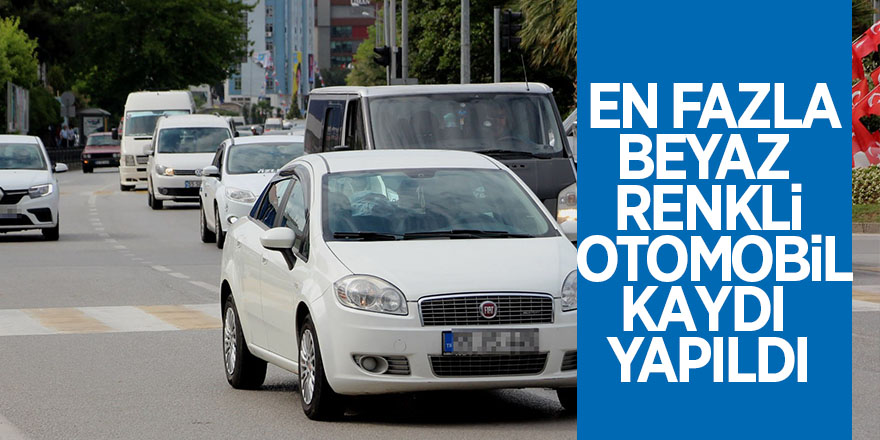 Türkiye otomobilde beyazı seviyor 