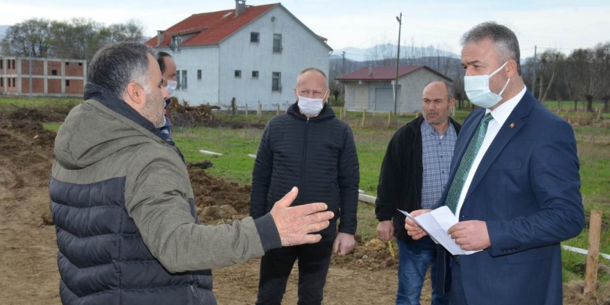 19 Mayıs'ta yol çalışmaları devam ediyor - samsun haber