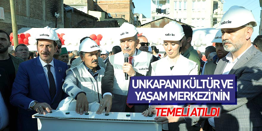 Unkapanı Kültür ve Yaşam Merkezi'nin temeli atıldı