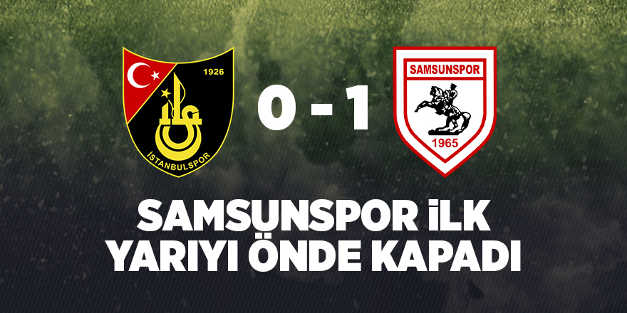 Samsunspor ilk yarıyı önde kapadı - samsun haber