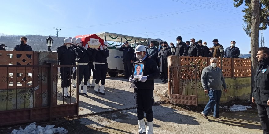 Samsunlu polis memuruna hüzünlü veda  - samsun haber