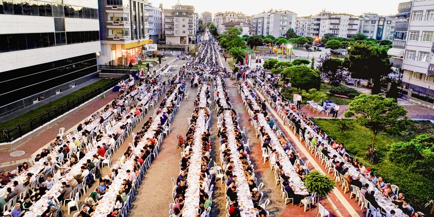 Atakum’da binler, aynı sofrada buluştu