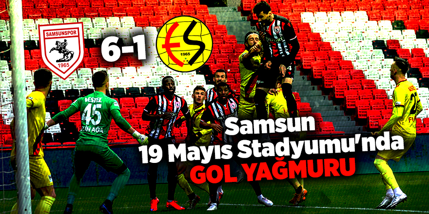 Samsun 19 Mayıs Stadyumu'nda gol yağmuru - samsun haber