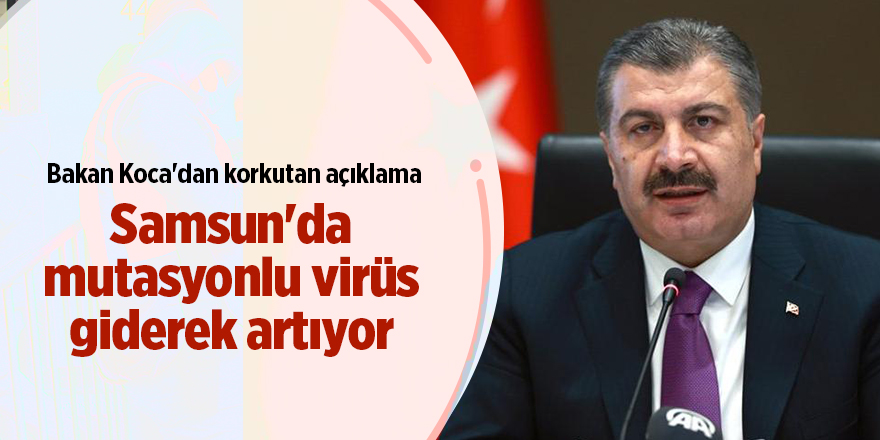 Samsun'da mutasyonlu virüs giderek artıyor - samsun haber