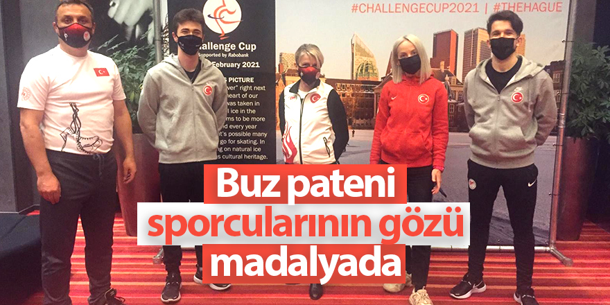 Buz pateni sporcularının gözü madalyada - samsun haber