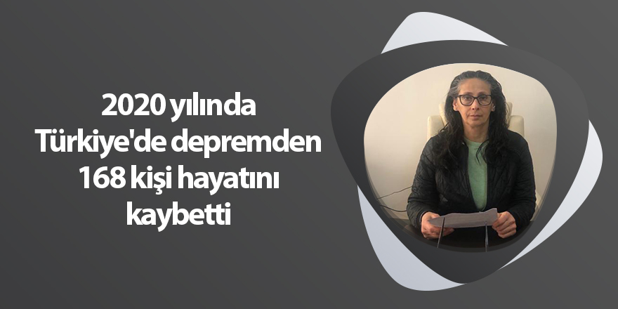 2020 yılında Türkiye'de depremden 168 kişi hayatını kaybetti - samsun haber