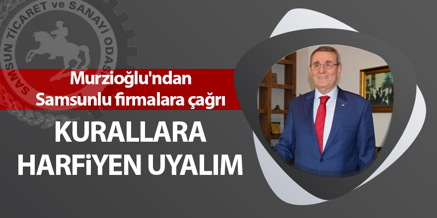 Murzioğlu'ndan Samsunlu firmalara çağrı - samsun haber