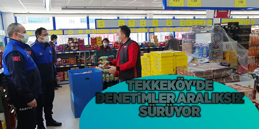 Tekkeköy'de denetimler aralıksız sürüyor - samsun haber