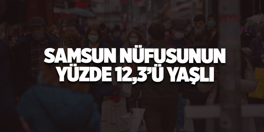 Samsun nüfusunun yüzde 12,3’ü yaşlı - samsun haber