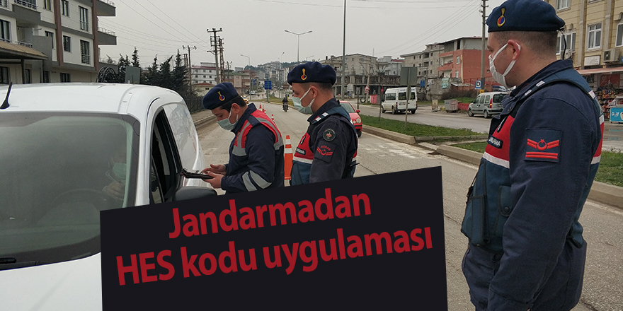 Jandarmadan HES kodu uygulaması - samsun haber