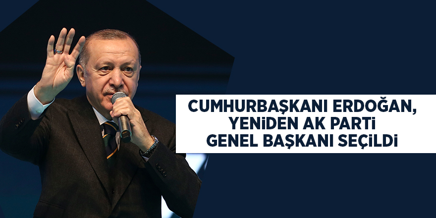 Cumhurbaşkanı Erdoğan, yeniden AK Parti Genel Başkanı seçildi - samsun haber