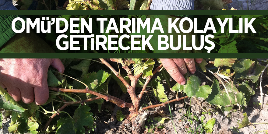 OMÜ’den tarıma kolaylık getirecek buluş