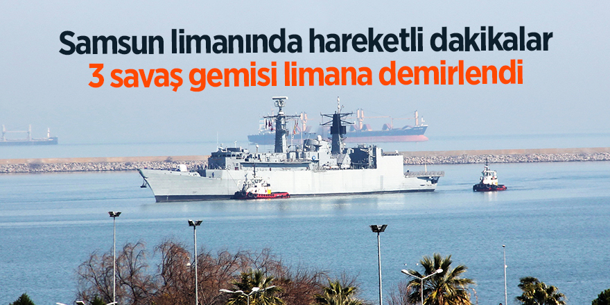 Samsun limanında hareketli dakikalar - samsun haber