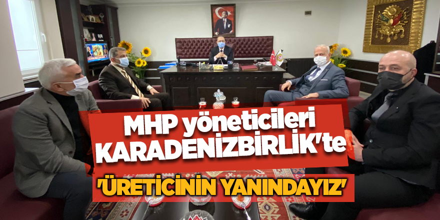 MHP yöneticileri KARADENİZBİRLİK'te - samsun haber