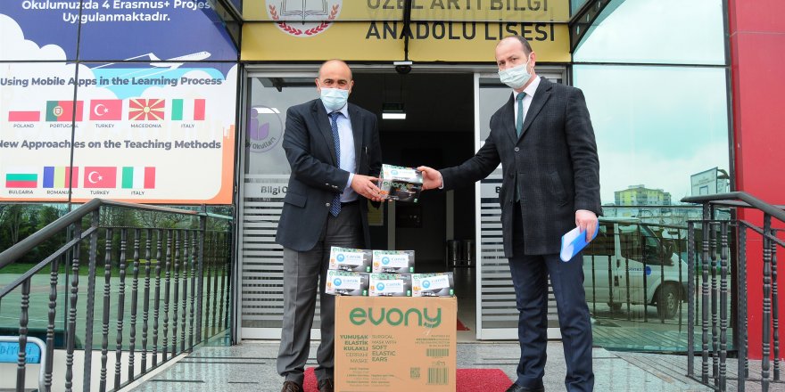 Canik Belediyesi’nden okullara maske - samsun haber