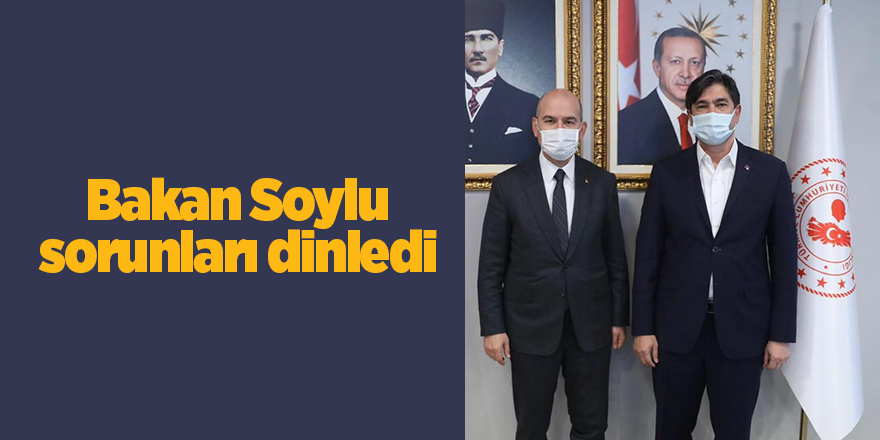 Bakan Soylu sorunları dinledi - samsun haber