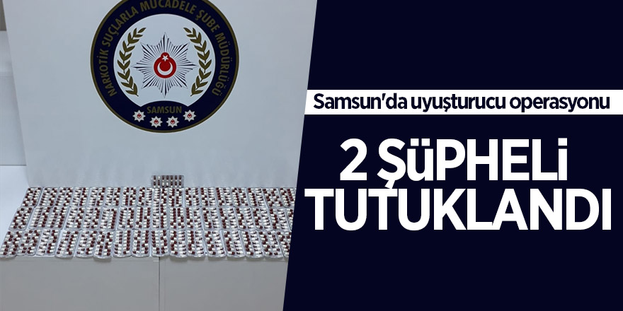 Samsun'da uyuşturucu operasyonu