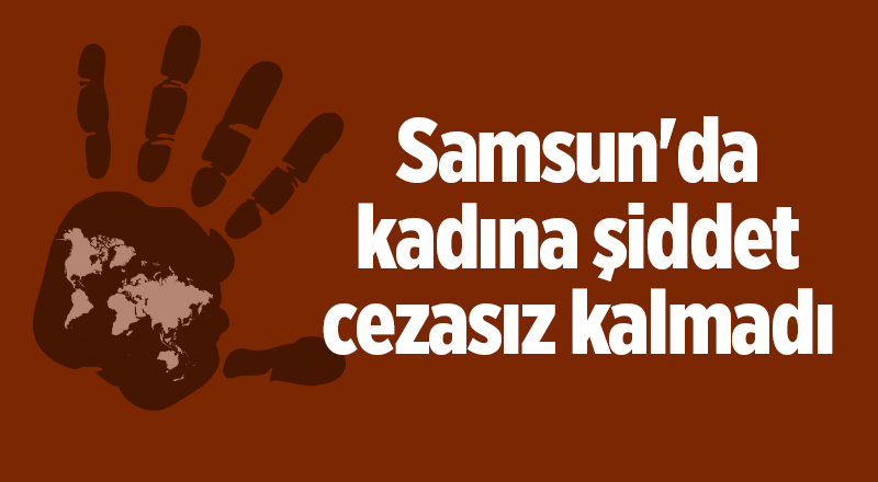 Sokak ortasında eşini darp eden koca tutuklandı - samsun haber