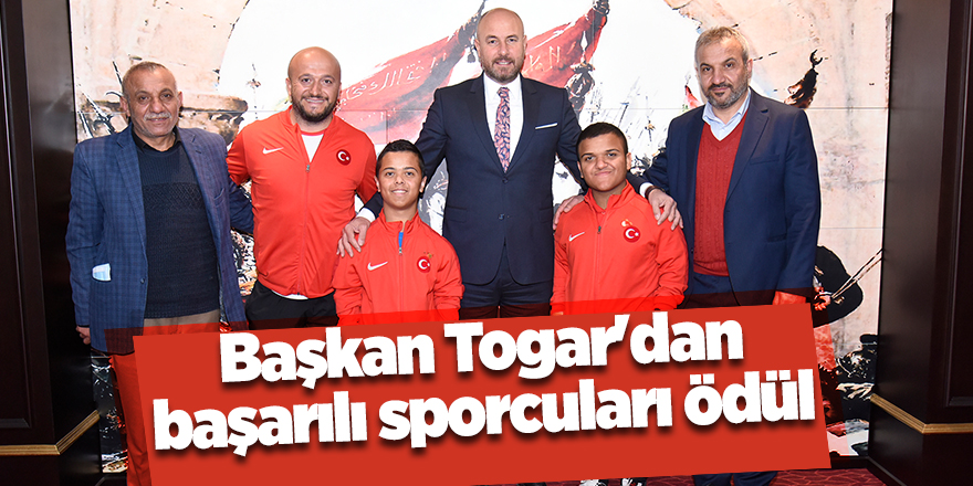 Başkan Togar'dan başarılı sporcuları ödül - samsun haber