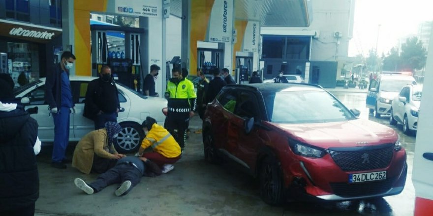 Samsun'da akaryakıt istasyonunda kaza! 2 kişi yaralandı - samsun haber