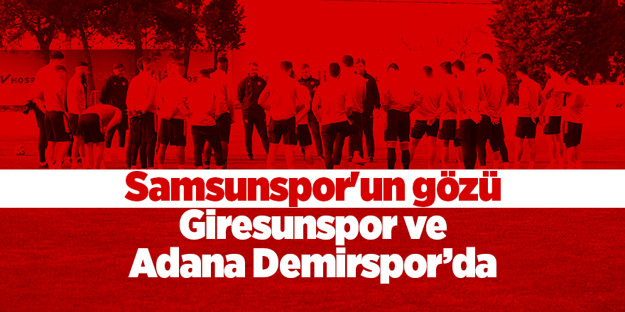 Samsunspor'un gözü Giresunspor ve Adana Demirspor’da - samsun haber