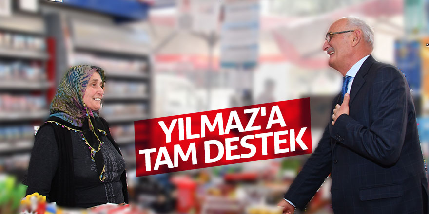 Yılmaz'a hemşehrilerinden tam destek