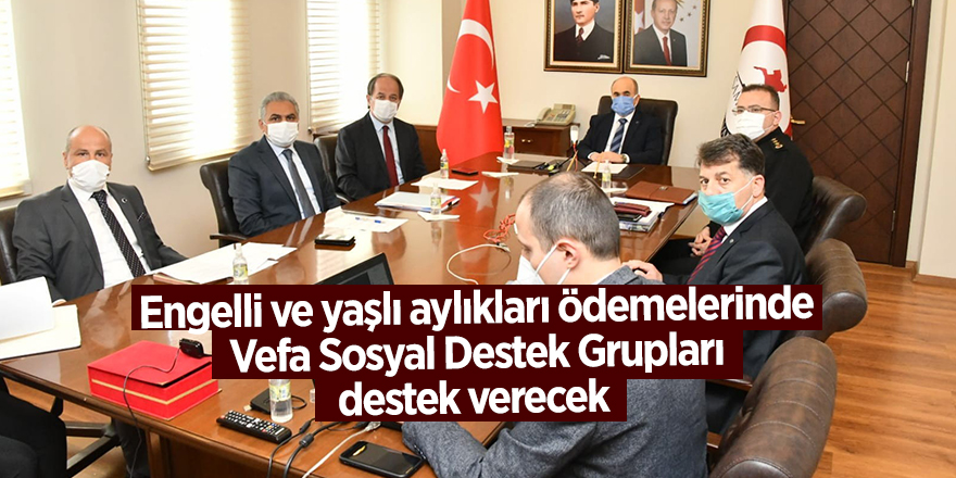 Engelli ve yaşlı aylıkları ödemelerinde Vefa Sosyal Destek Grupları destek verecek - samsun haber