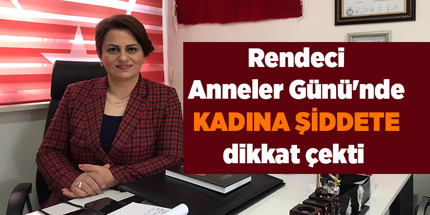 Rendeci Anneler Günü'nde kadına şiddete dikkat çekti - samsun haber