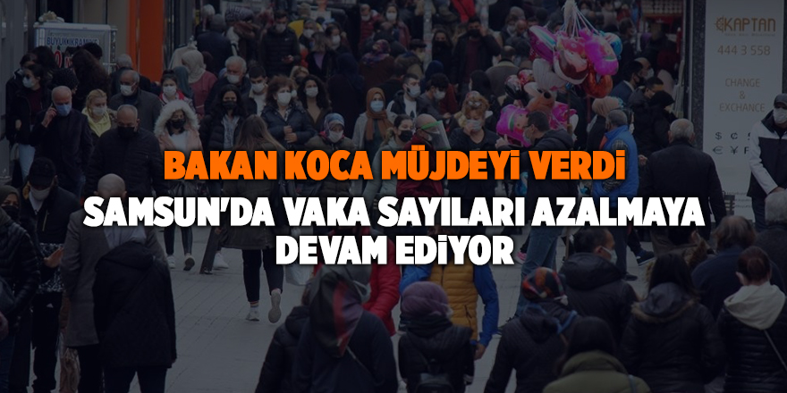 Samsun'da vaka sayıları azalmaya devam ediyor - samsun haber