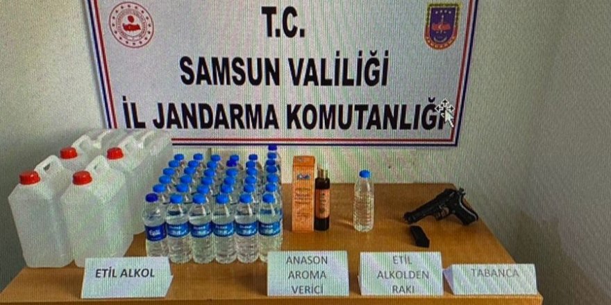 Samsun'da kaçak etil alkol ele geçirildi - samsun haber