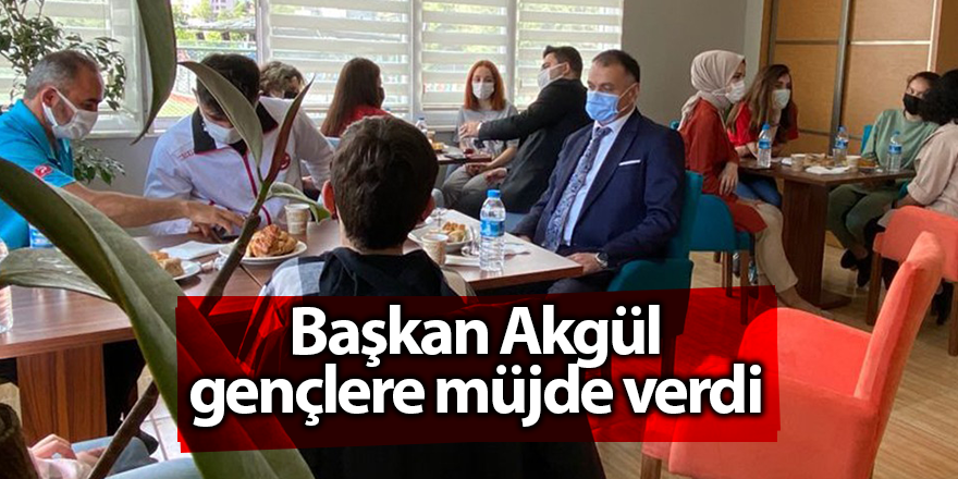 Başkan Akgül gençlere müjde verdi - samsun haber