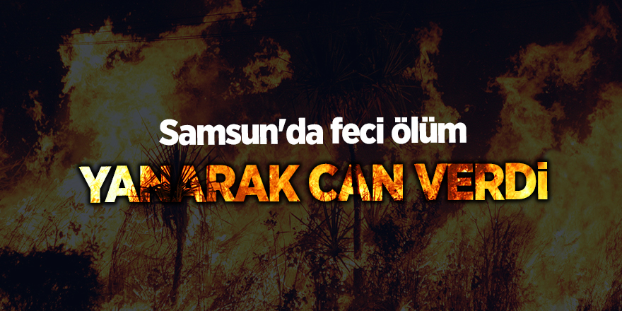 Samsun'da feci ölüm - samsun haber