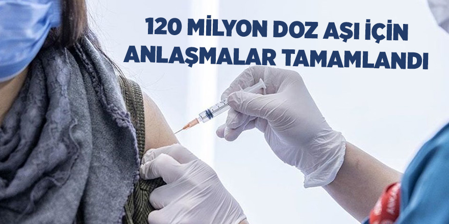 120 milyon doz aşı için anlaşmalar tamamlandı - samsun haber