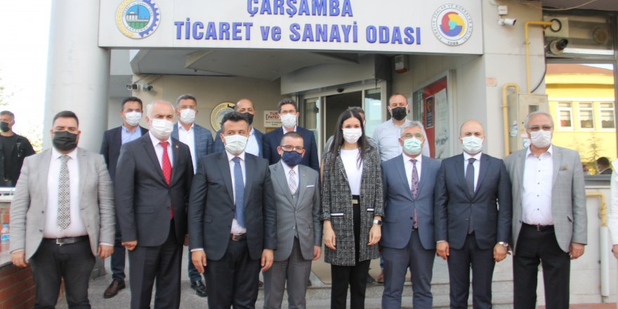 Karaaslan'dan Çarşamba TSO'ya ziyaret - samsun haber