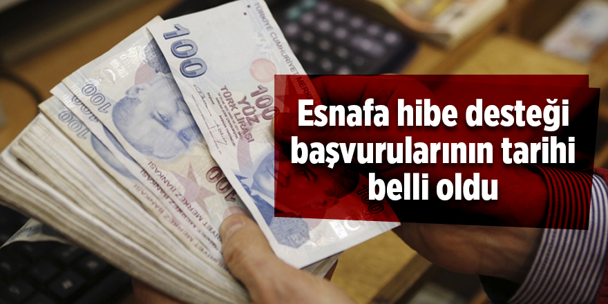 Esnafa hibe desteği başvurularının tarihi belli oldu - samsun haber