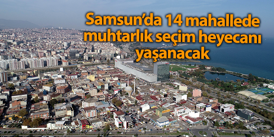 Samsun’da 14 mahallede muhtarlık seçim heyecanı yaşanacak - samsun haber