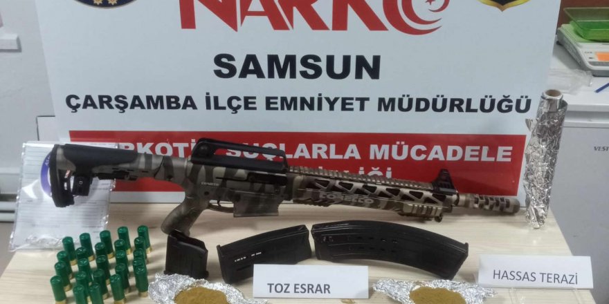 Samsun'da uyuşturucu operasyonunda 1 kişi yakalandı - samsun haber