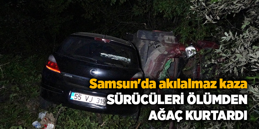 Samsun'da akılalmaz kaza - samsun haber