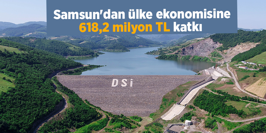 Samsun'dan ülke ekonomisine 618,2 milyon TL katkı - samsun haber